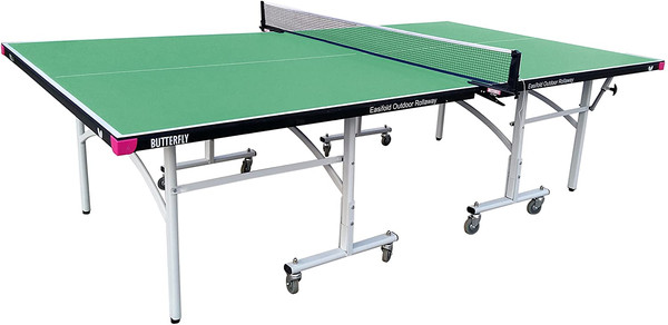 Butterfly Easifold Outdoor Ping Pong Table: Green Table